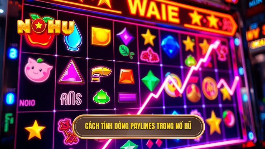 1. Cách tính dòng Paylines trong nổ hũ