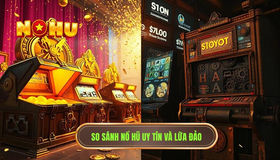 Bảng so sánh: Chơi nổ hũ tại cổng game uy tín vs Cổng game lừa đảo
